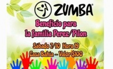 Zumba y fútbol para ayudar a la familia Pilón