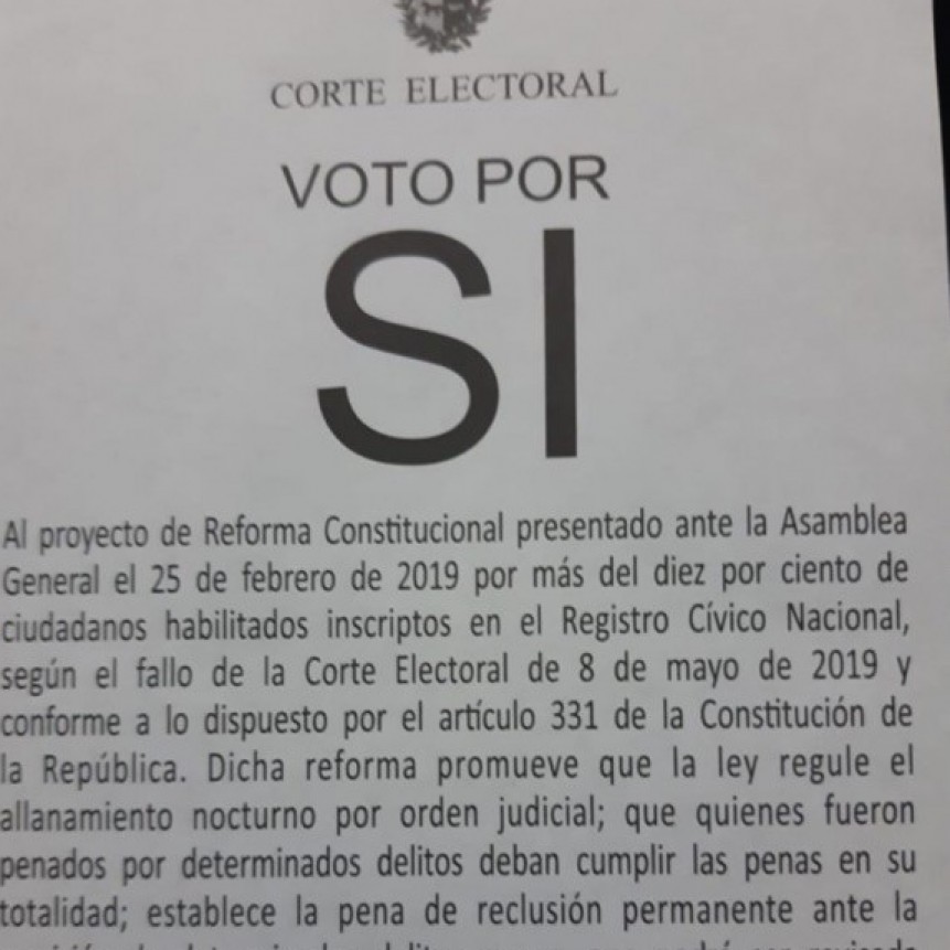 Denuncian falta de papeletas del Si en varios circuitos