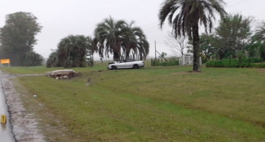 Joven en coma tras accidente en ruta 15
