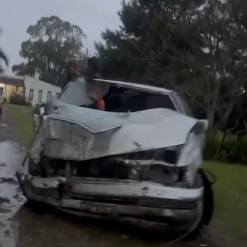 Grave accidente en ruta 15 deja como saldo un joven en CTI