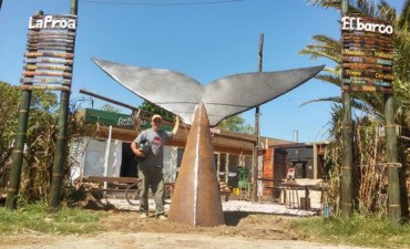 Un barco en La Pedrera