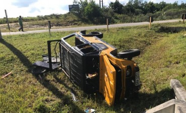 Robaron en La Pedrera y volcaron en Antoniópolis