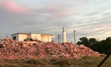 La Paloma: demolieron la casa de Cataldi