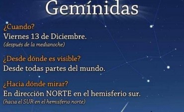 En un ratito se viene la lluvia.. de estrellas!