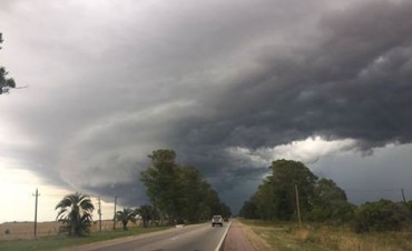 Metsul prevé tormenta con vientos severos y granizo