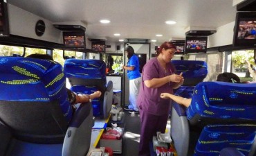 El hemobus estará en Rocha