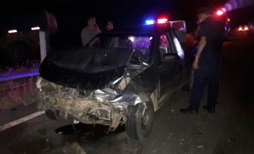 Accidente con lesionados en Ruta 15
