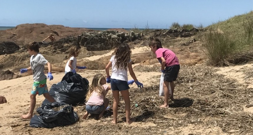 Ahora si: a limpiar la playa
