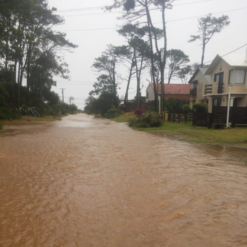 La Paloma: cayeron más de 100 mm en las últimas 24 horas 