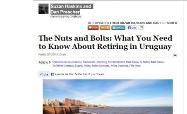 Medio de EE.UU. recomienda jubilarse y vivir en Uruguay